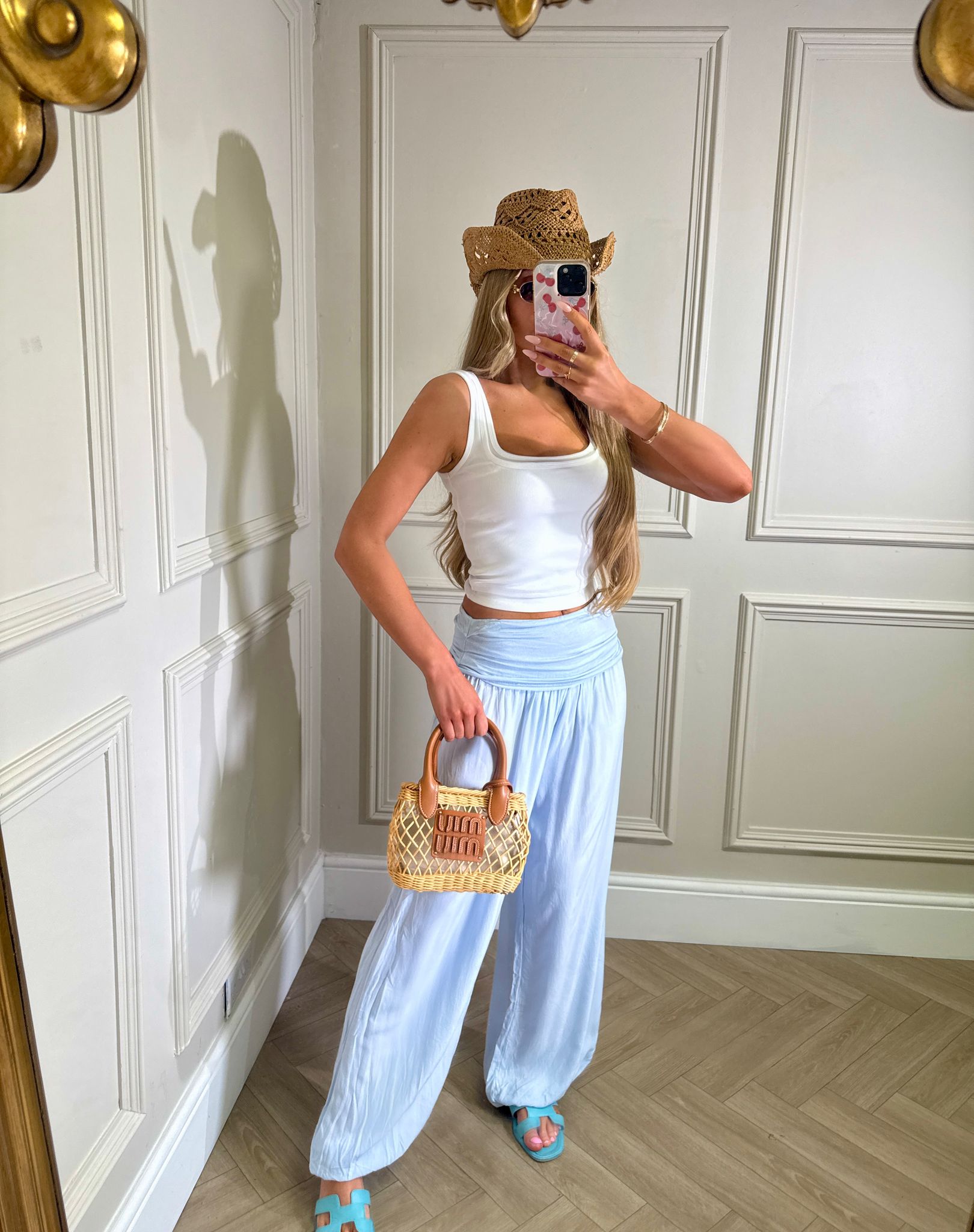 Harem trousers - blue
