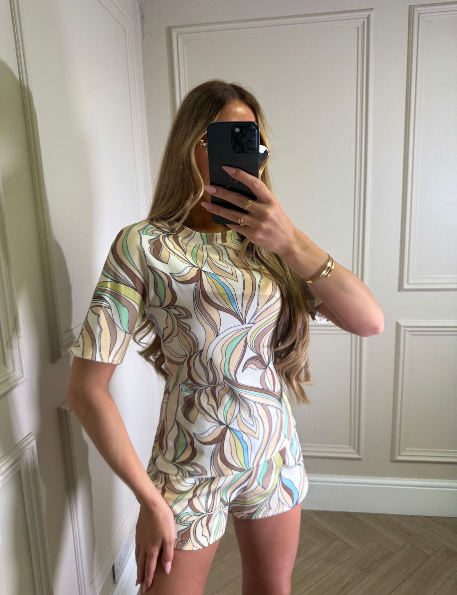Lori pattern co-ord - beige