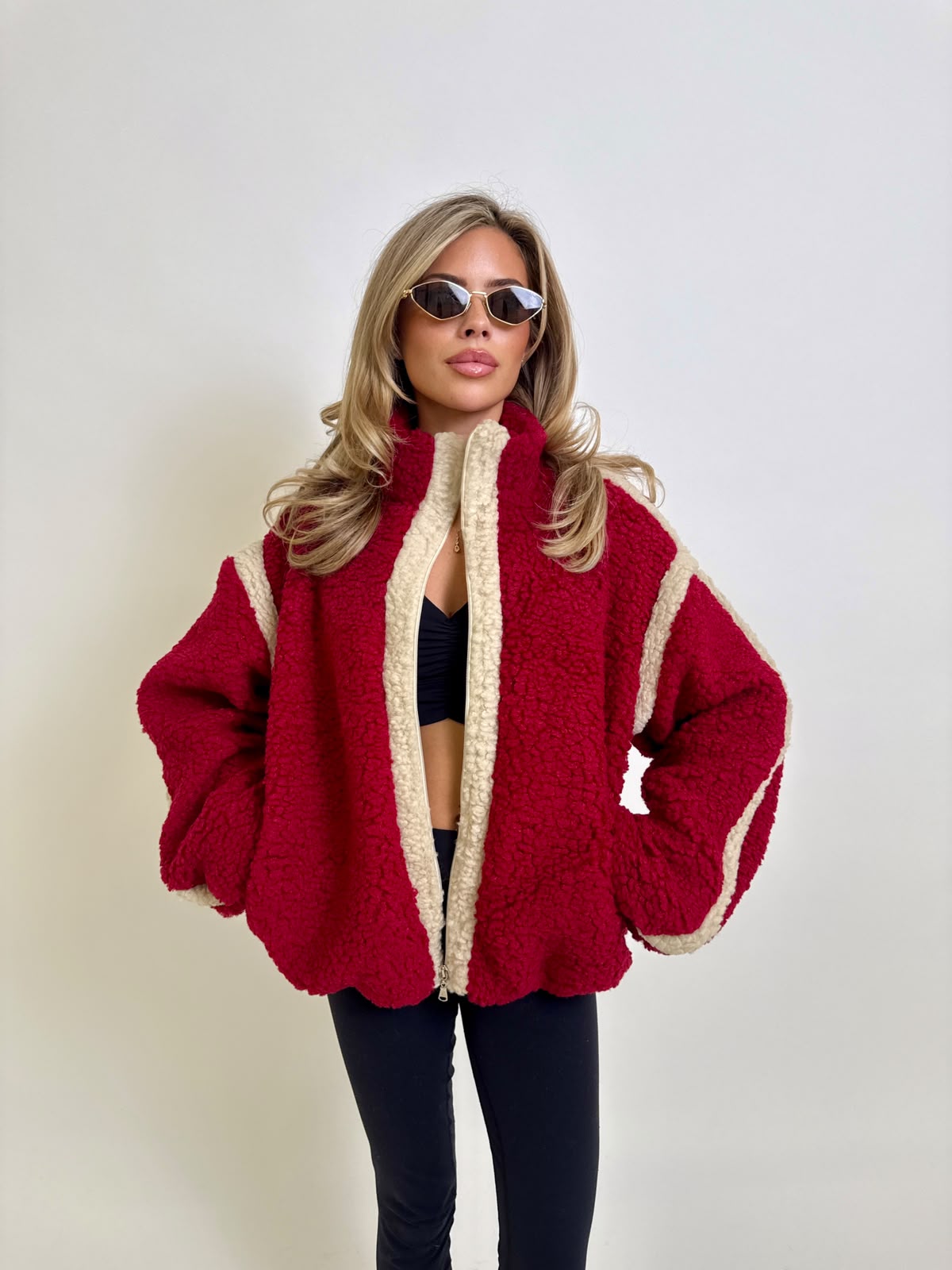 Teddy Jacket - red