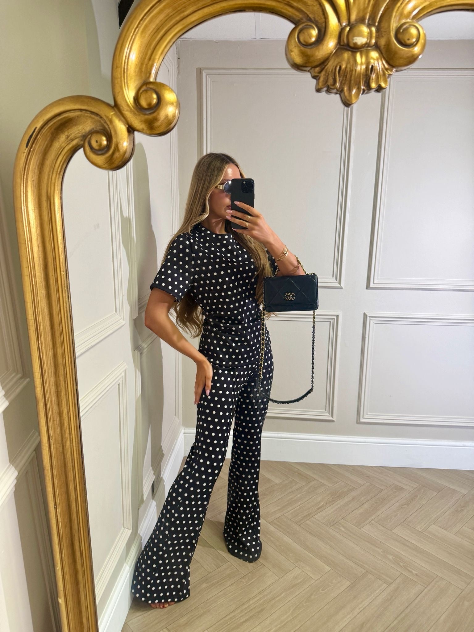 Dottie trouser set - black