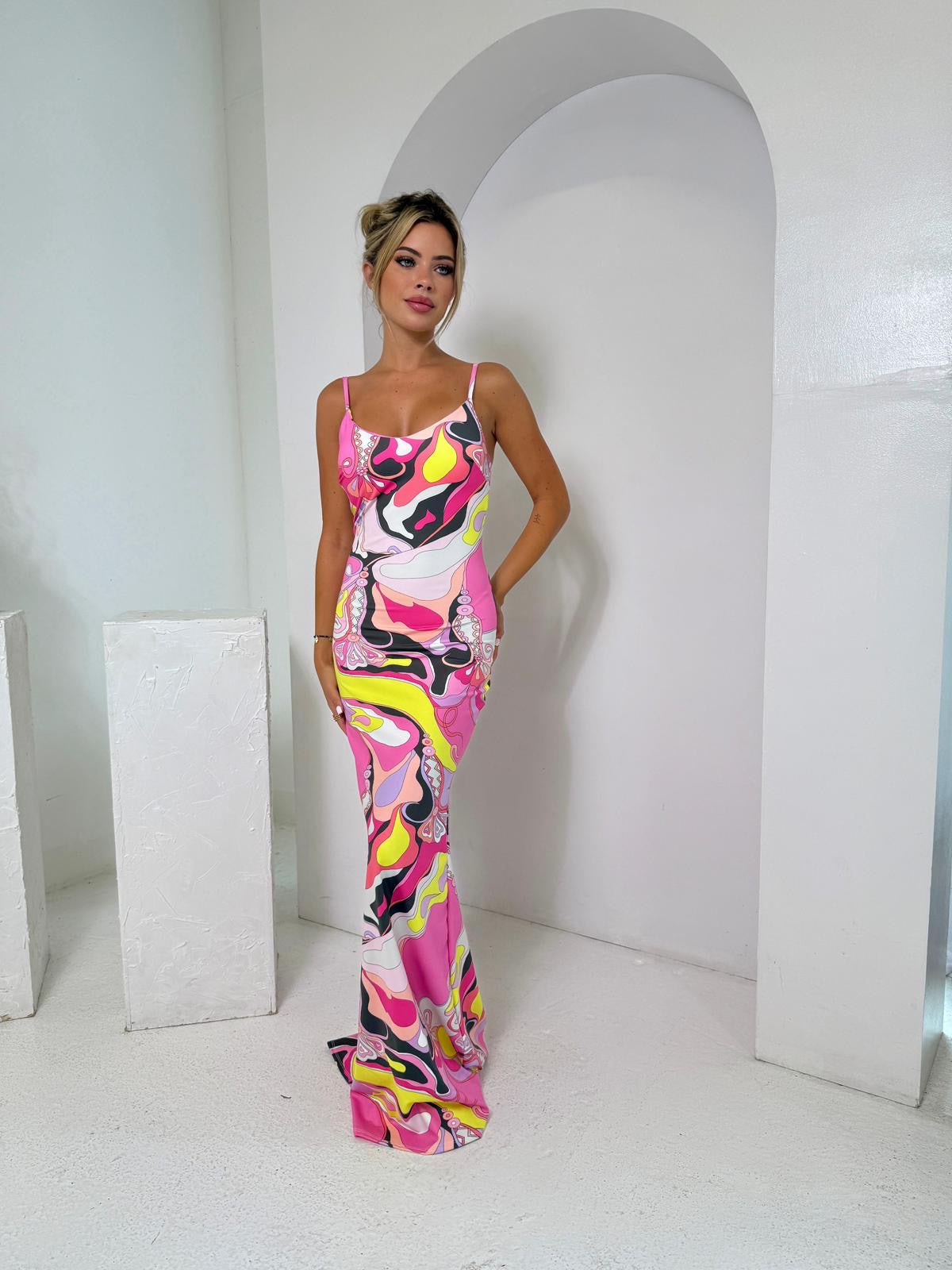 Primrose Maxi Dress - Pink