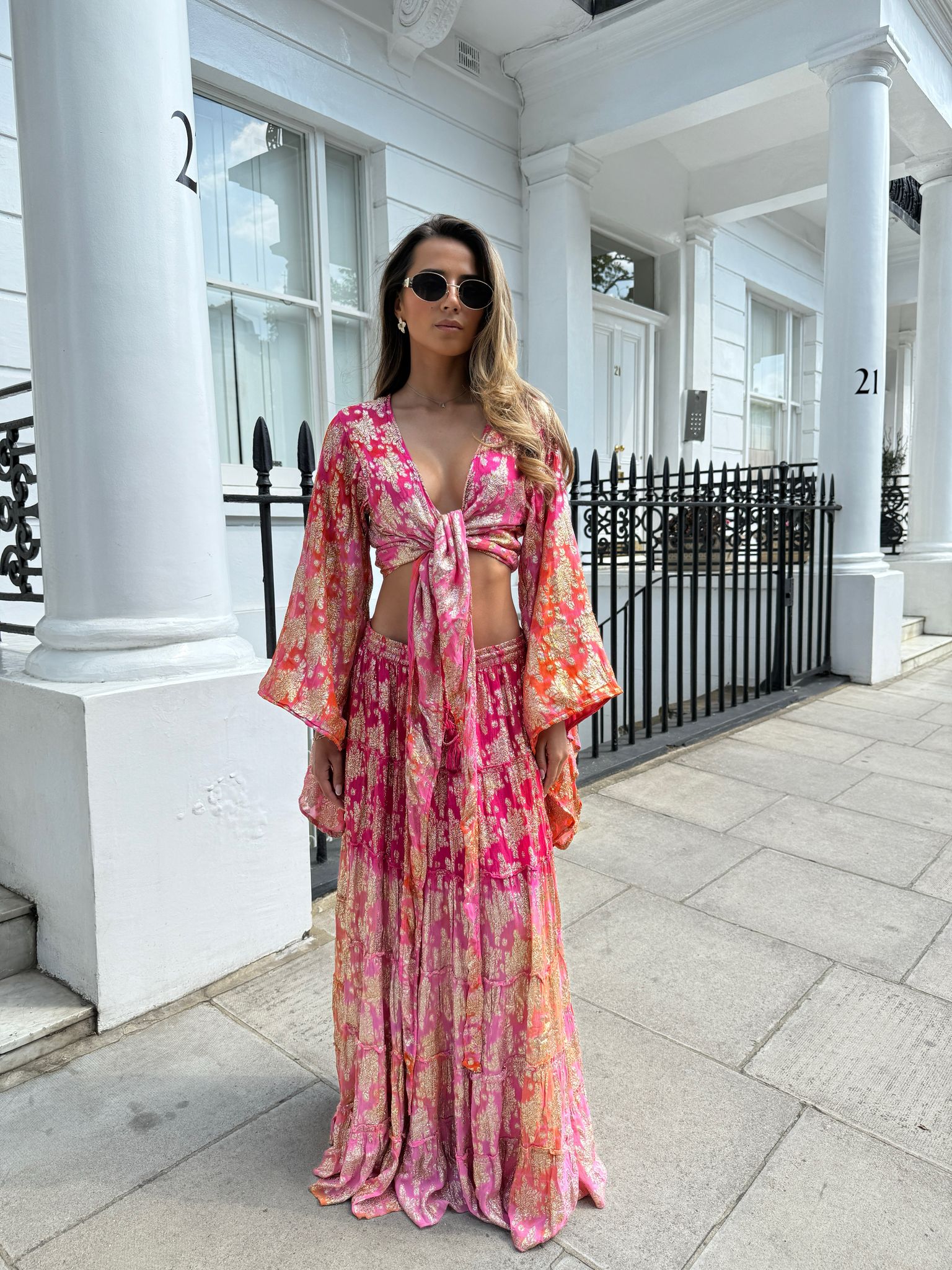 BOHO ROSE SET - ORANGE PINK