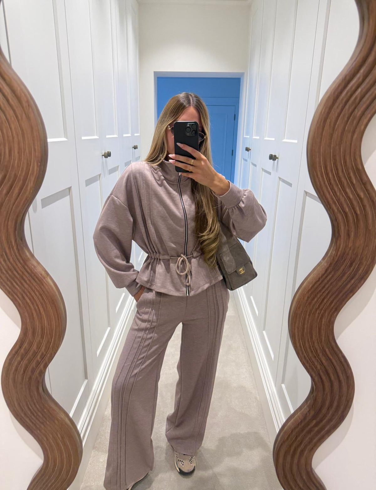 Pull in longe set - mocha