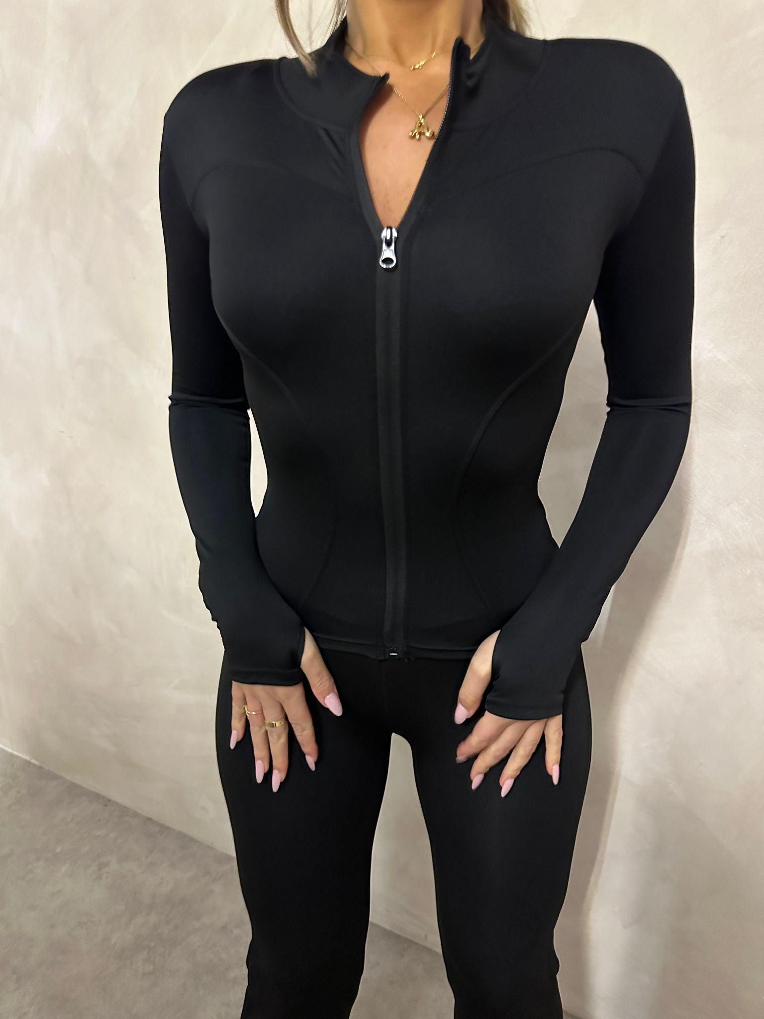 Sculpt Gym top - black