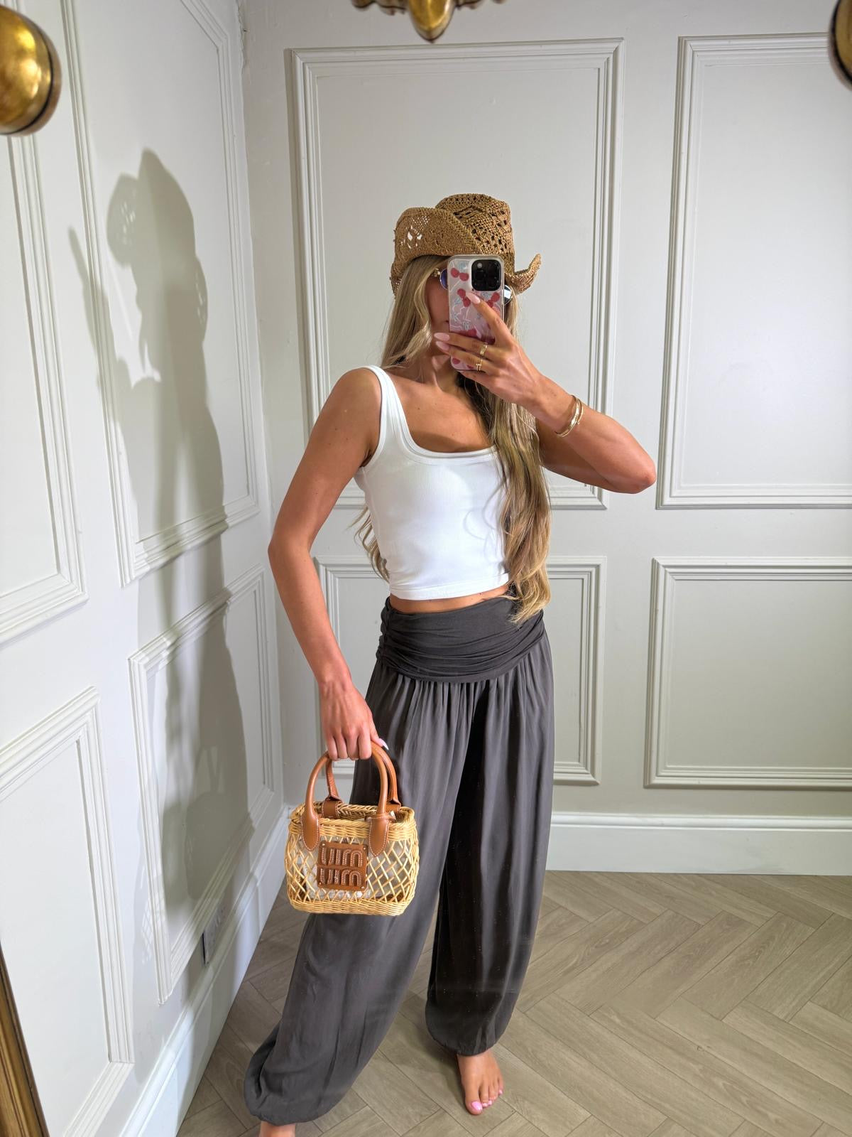 Harem trousers - brown