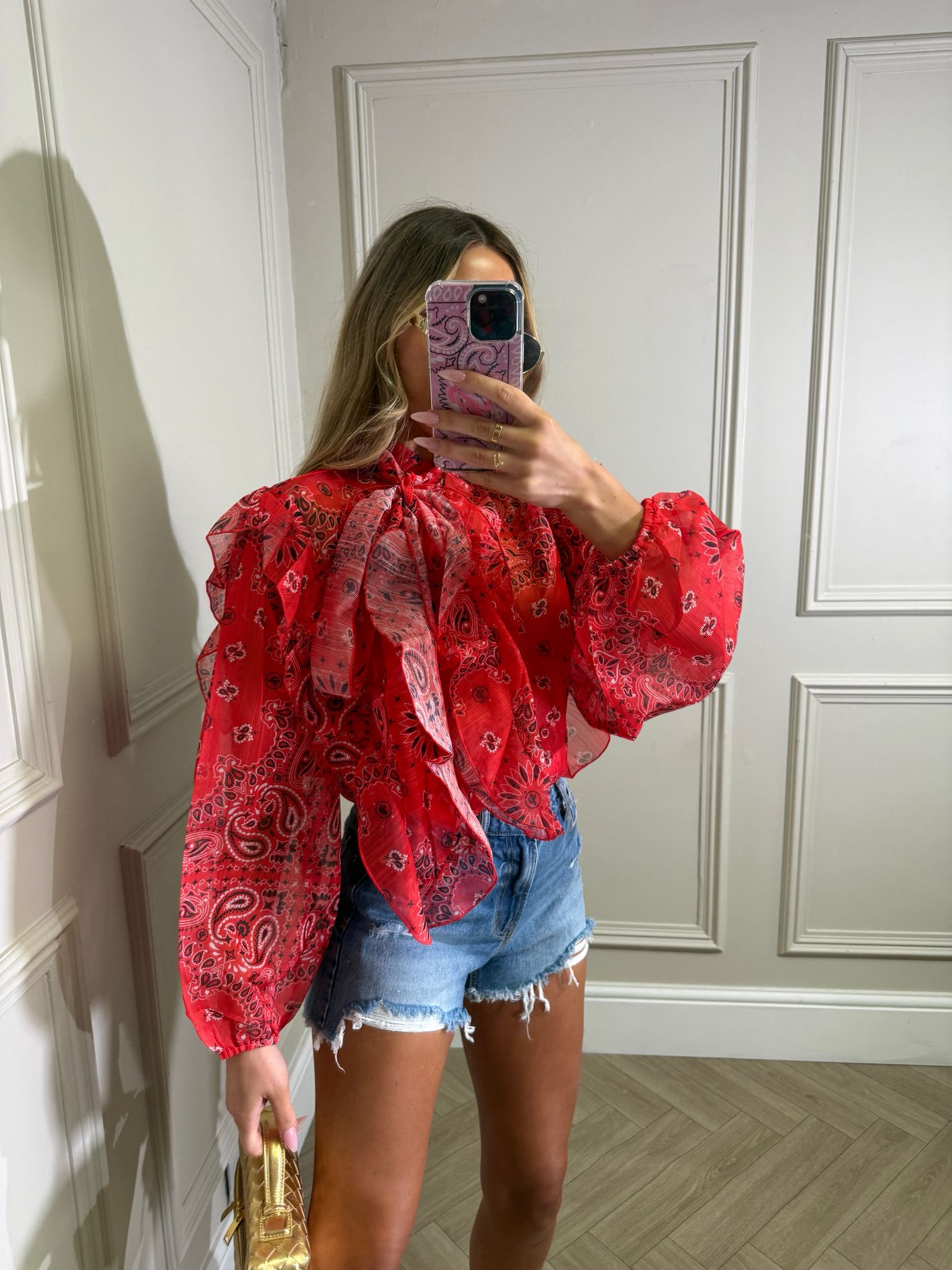 Bandana shirt - Red
