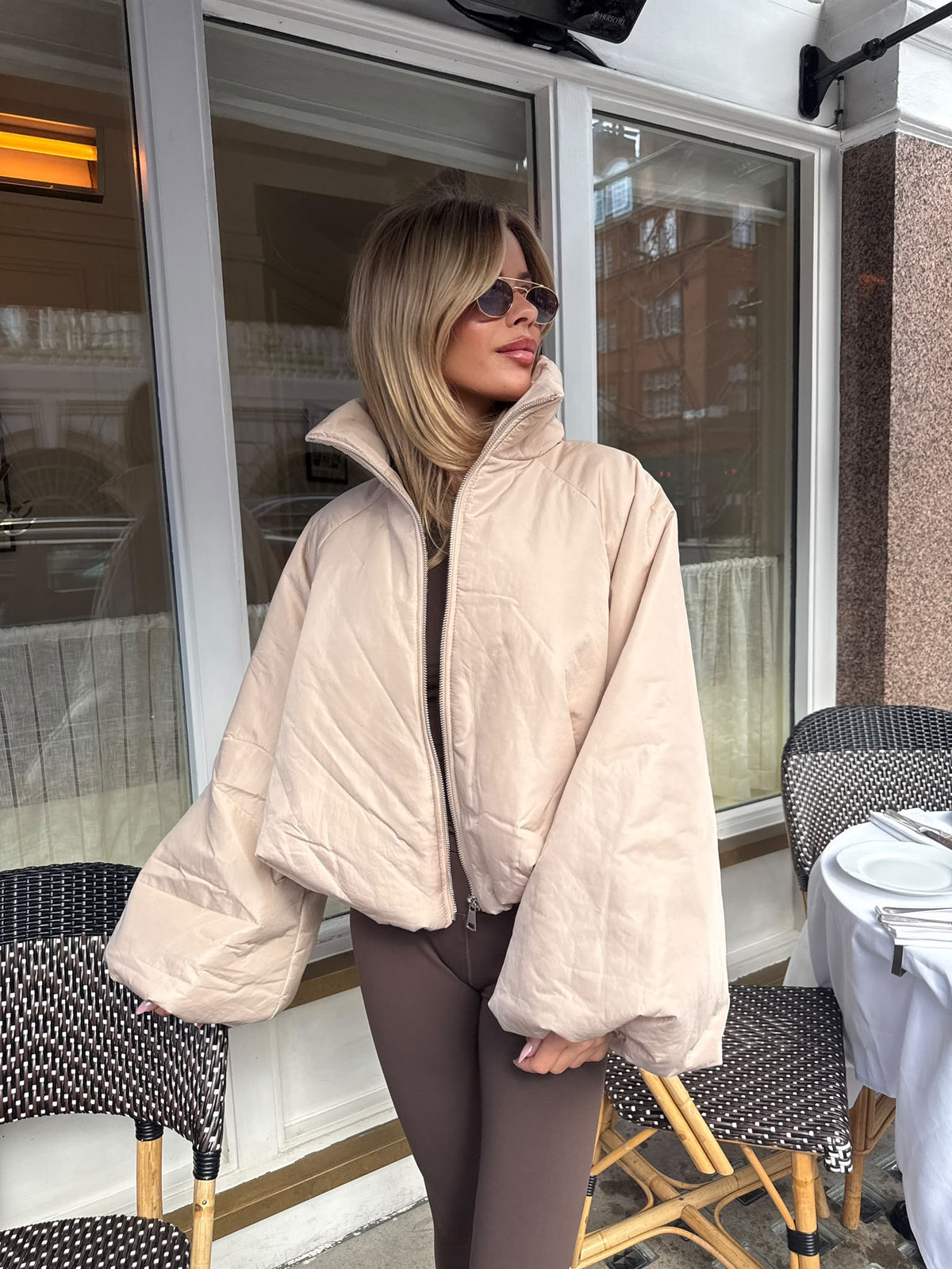 Bronte Puff Jacket - beige