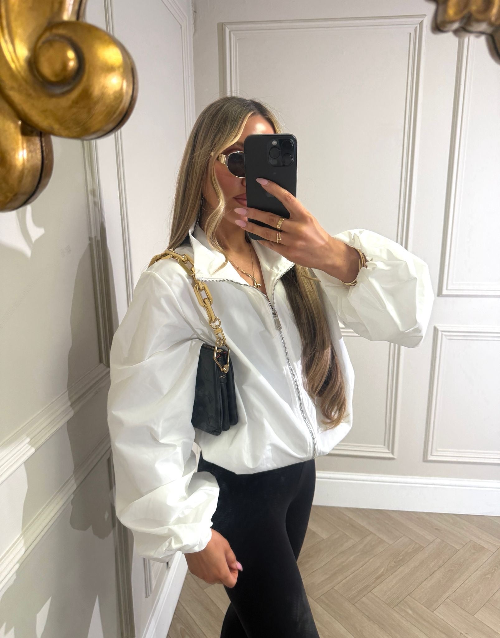 Windbreaker jacket - white