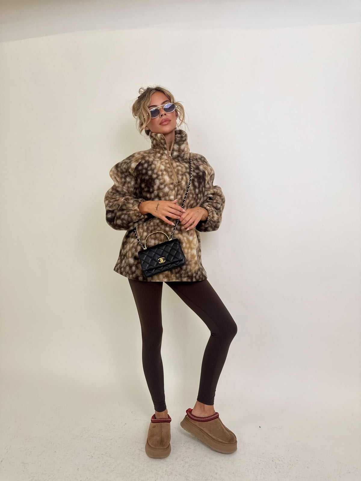 Deer fleece jumper
