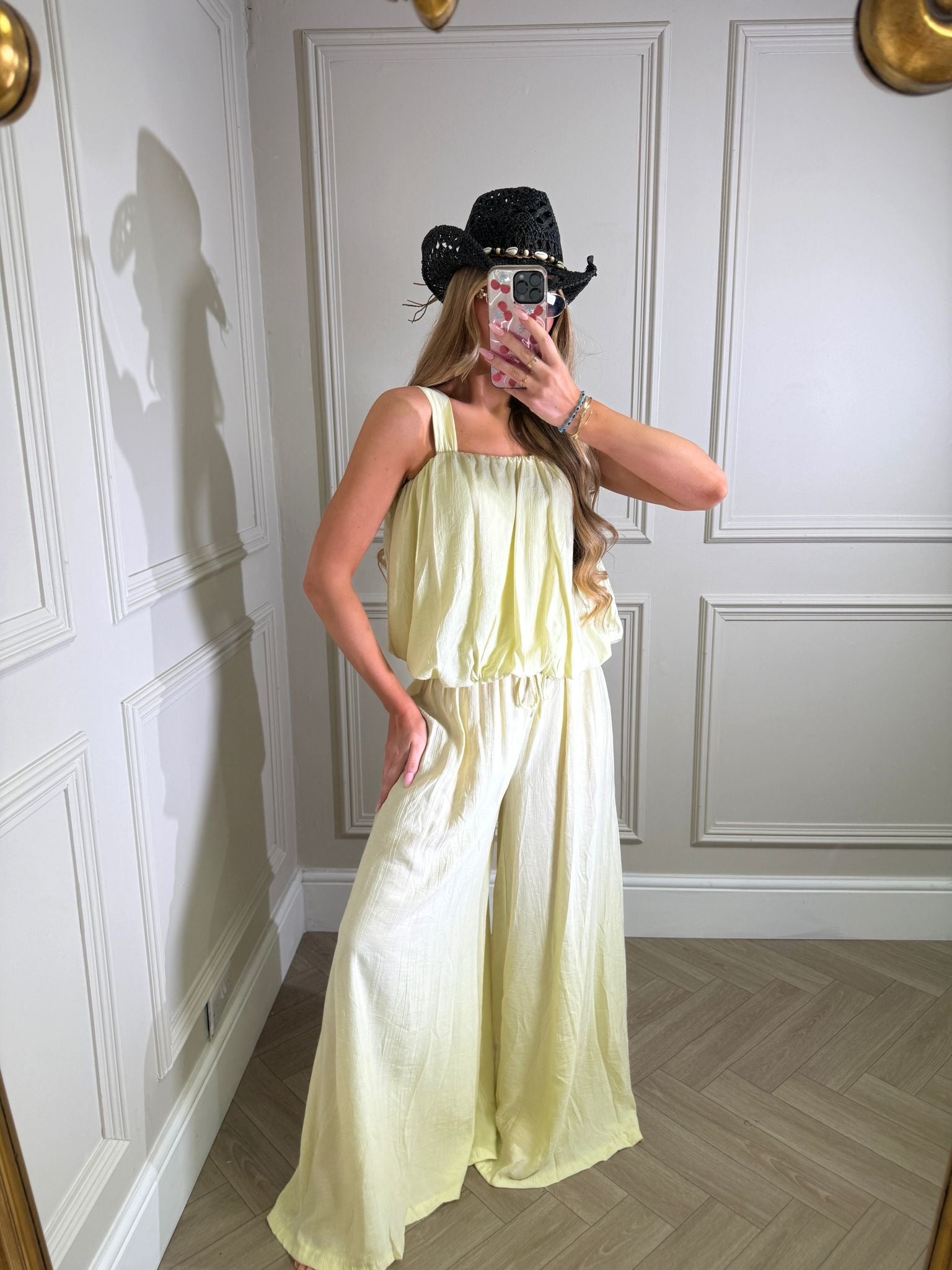 Yasmin trouser co-ord - yellow