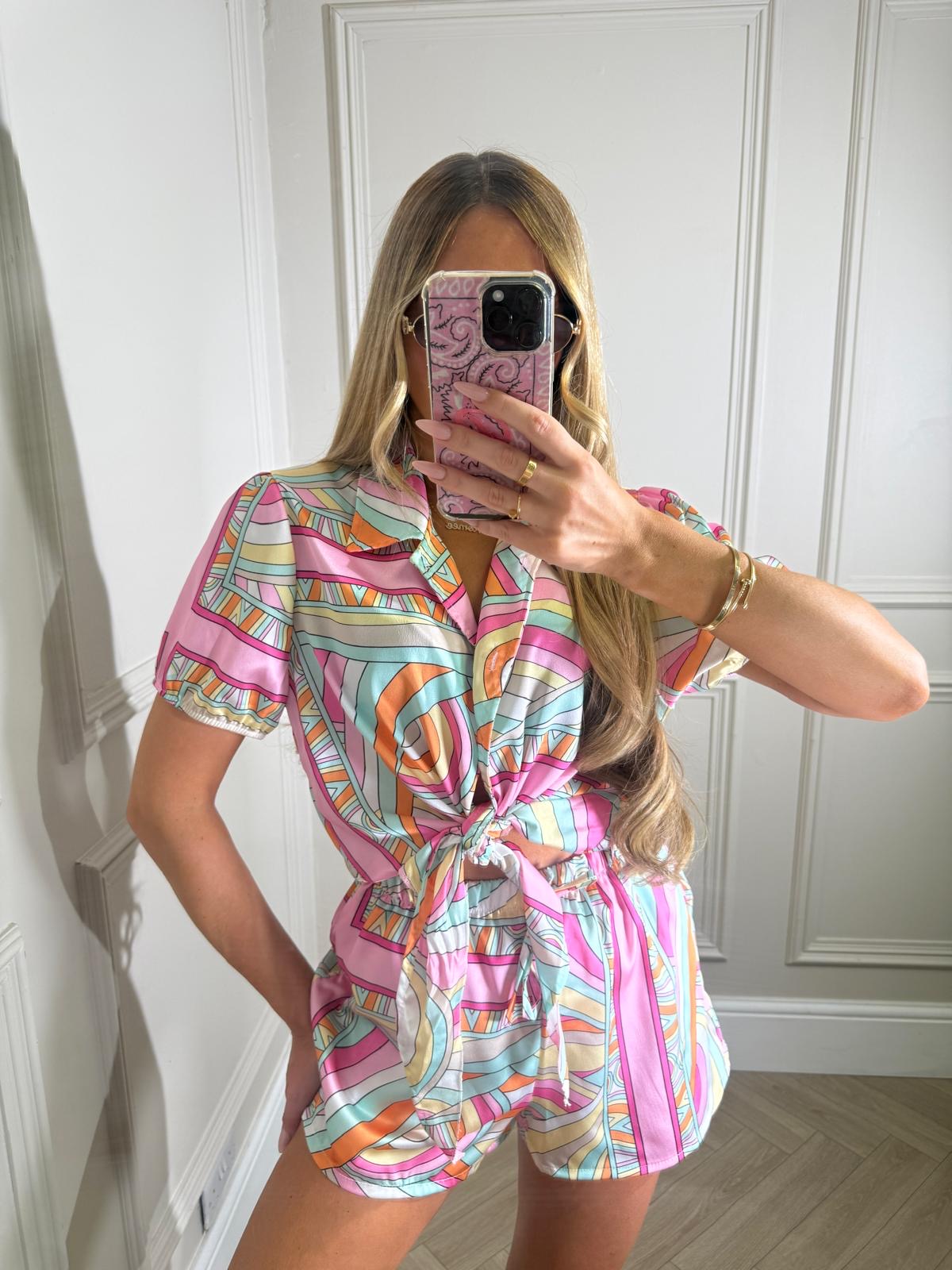 Miranda two piece set - pink