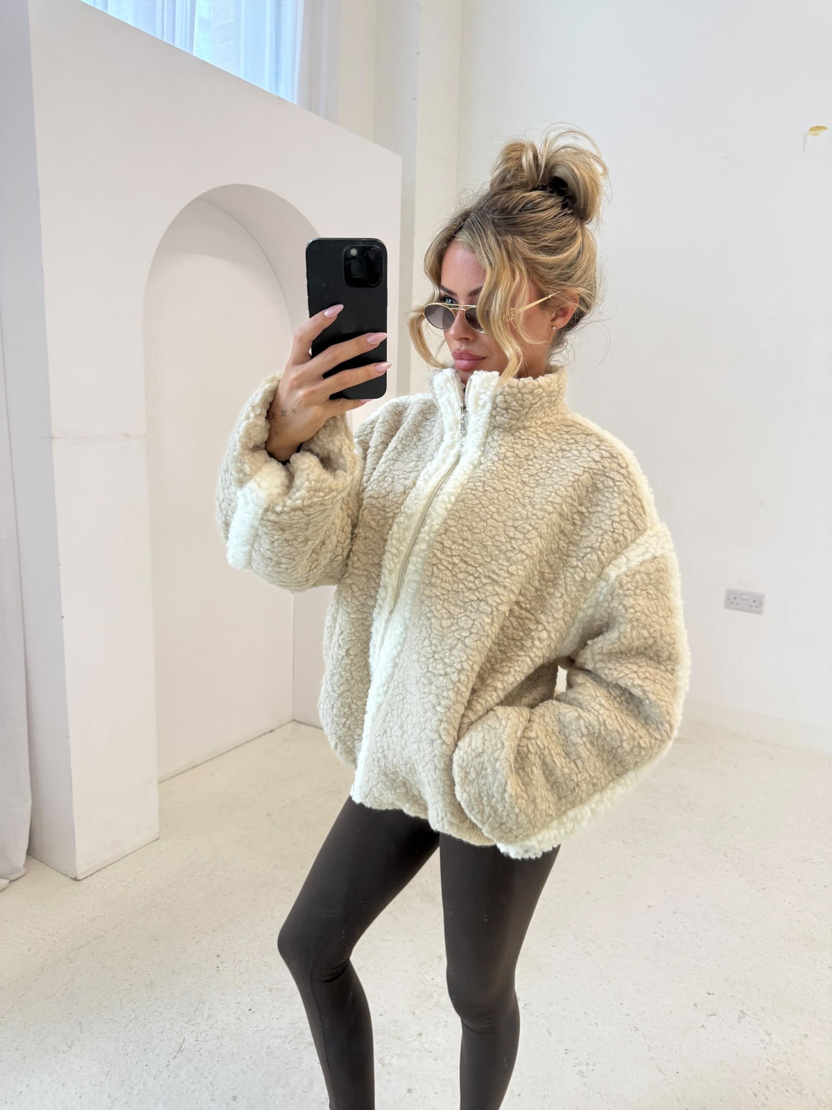 Teddy Jacket - cream