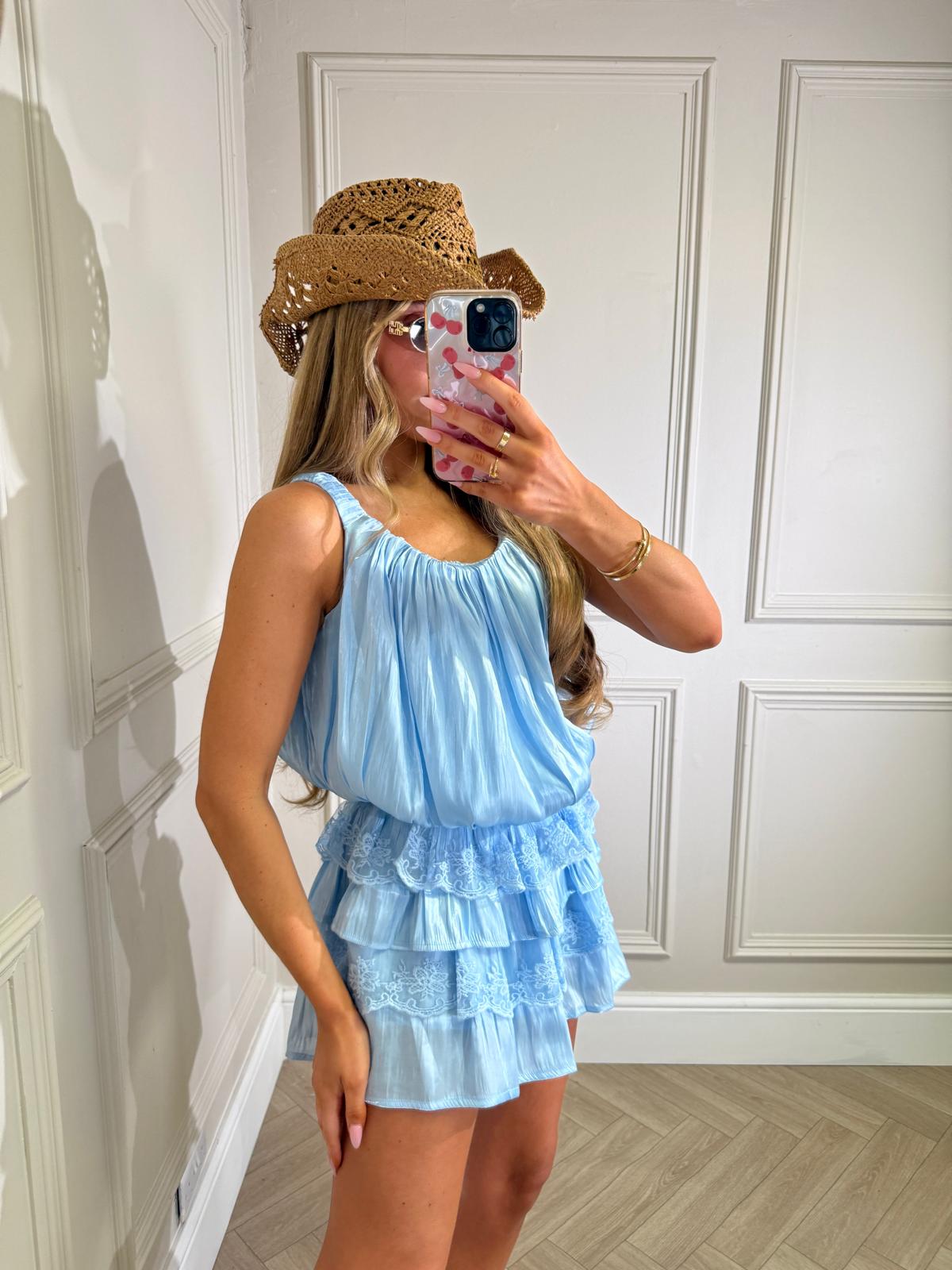 Rosa Playsuit - blue