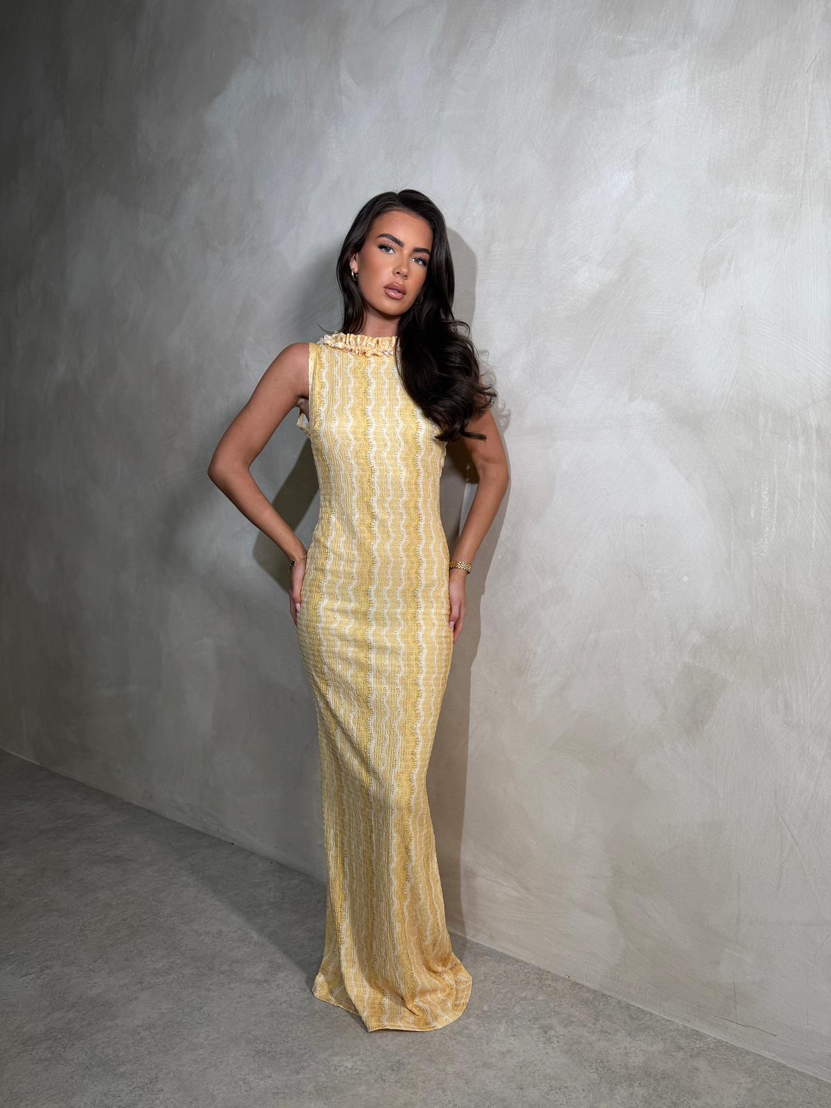 Maisey Maxi Dress - yellow