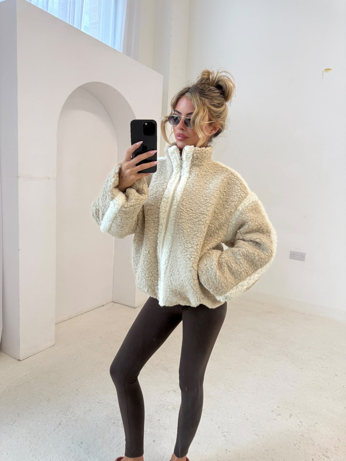 Teddy Jacket - cream