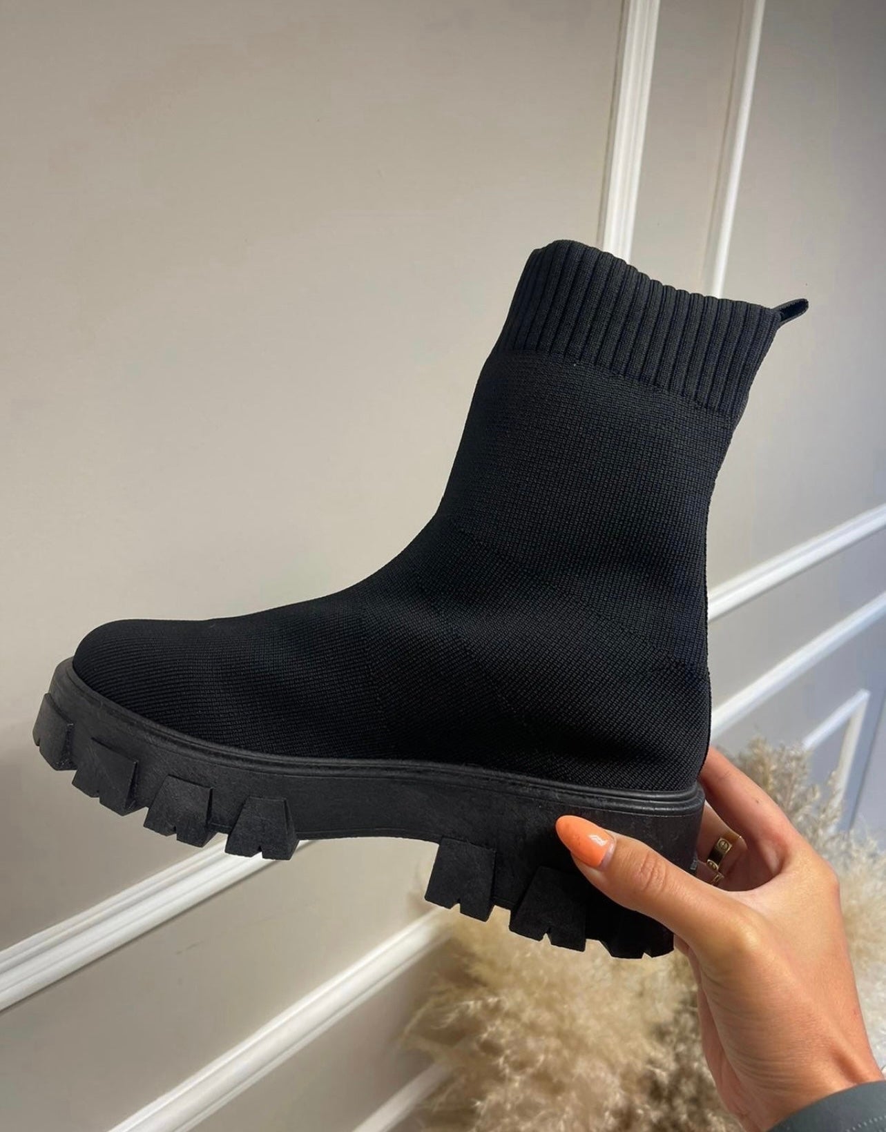 Sock boots - Black