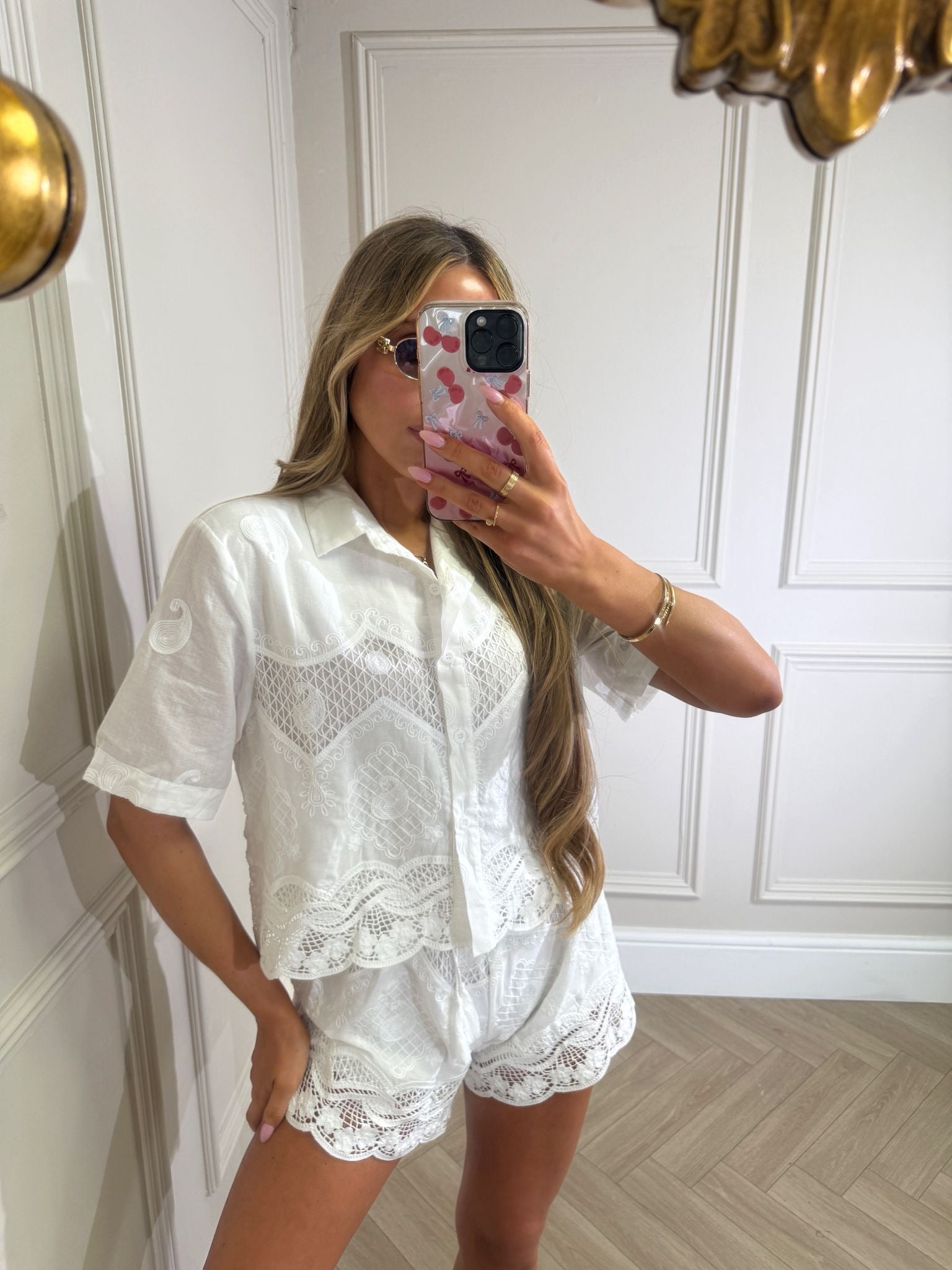 Nova two piece co-ord - white