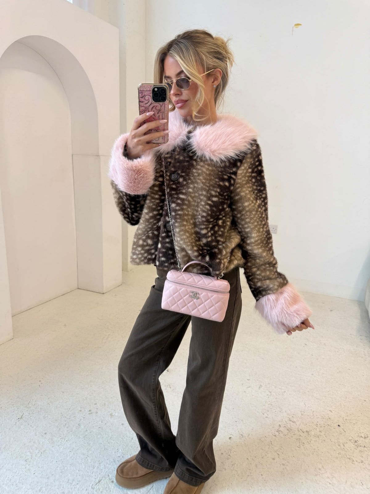 Bambi Jacket - Pink Fur