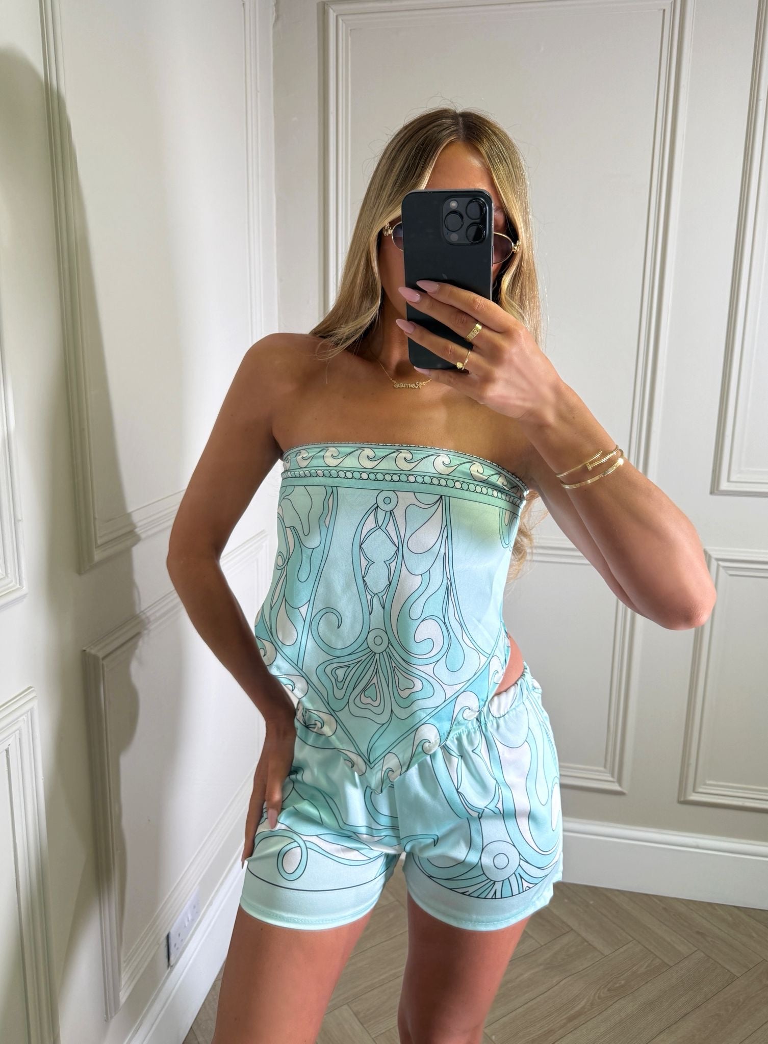 Gigi print co-ord - orange