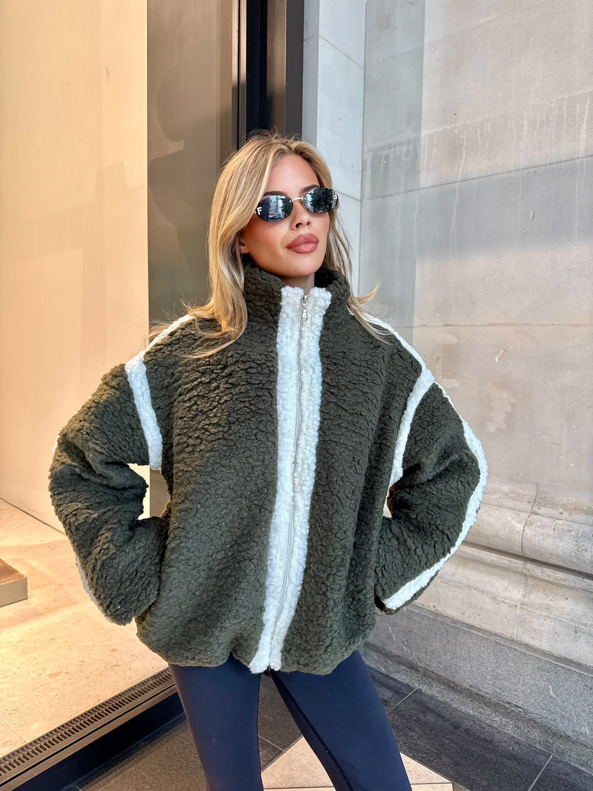 Teddy Jacket - khaki