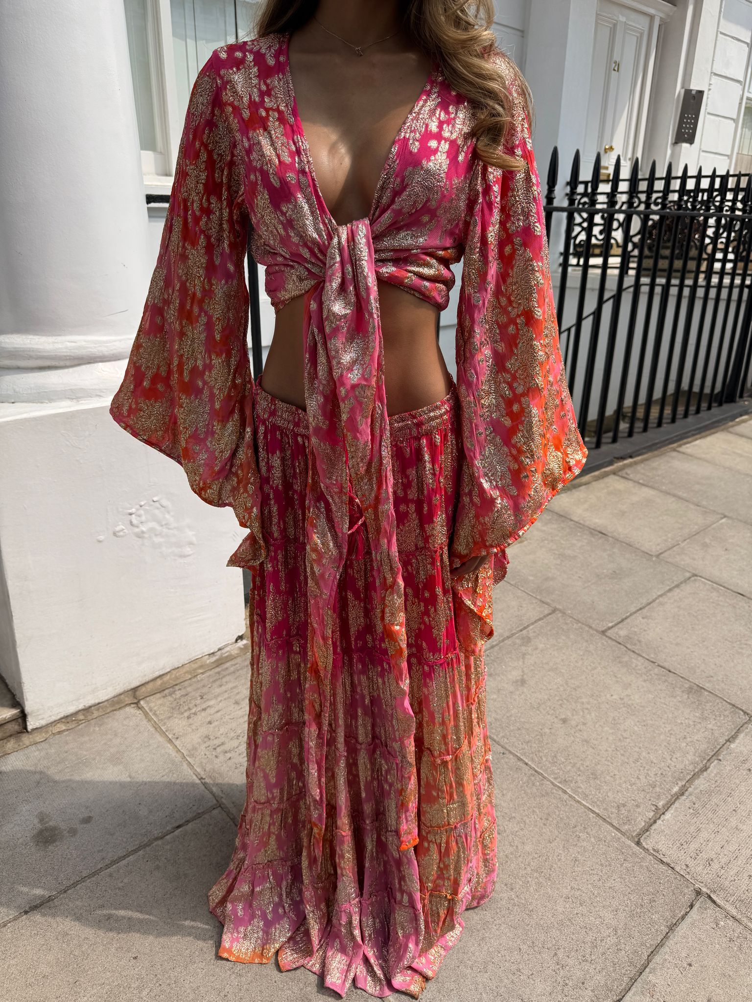 BOHO ROSE SET - ORANGE PINK