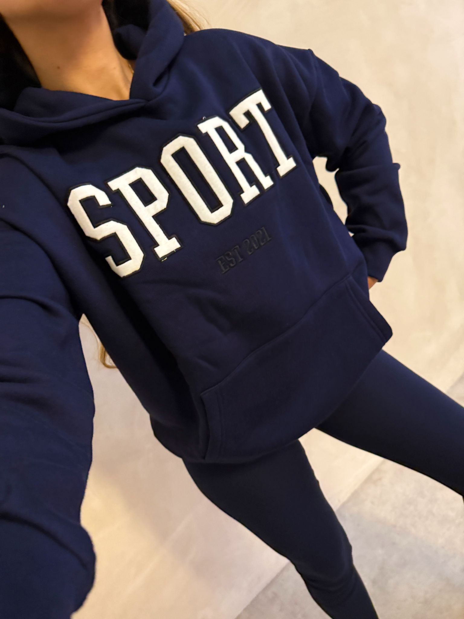 Sport Jumper & Legging set - navy