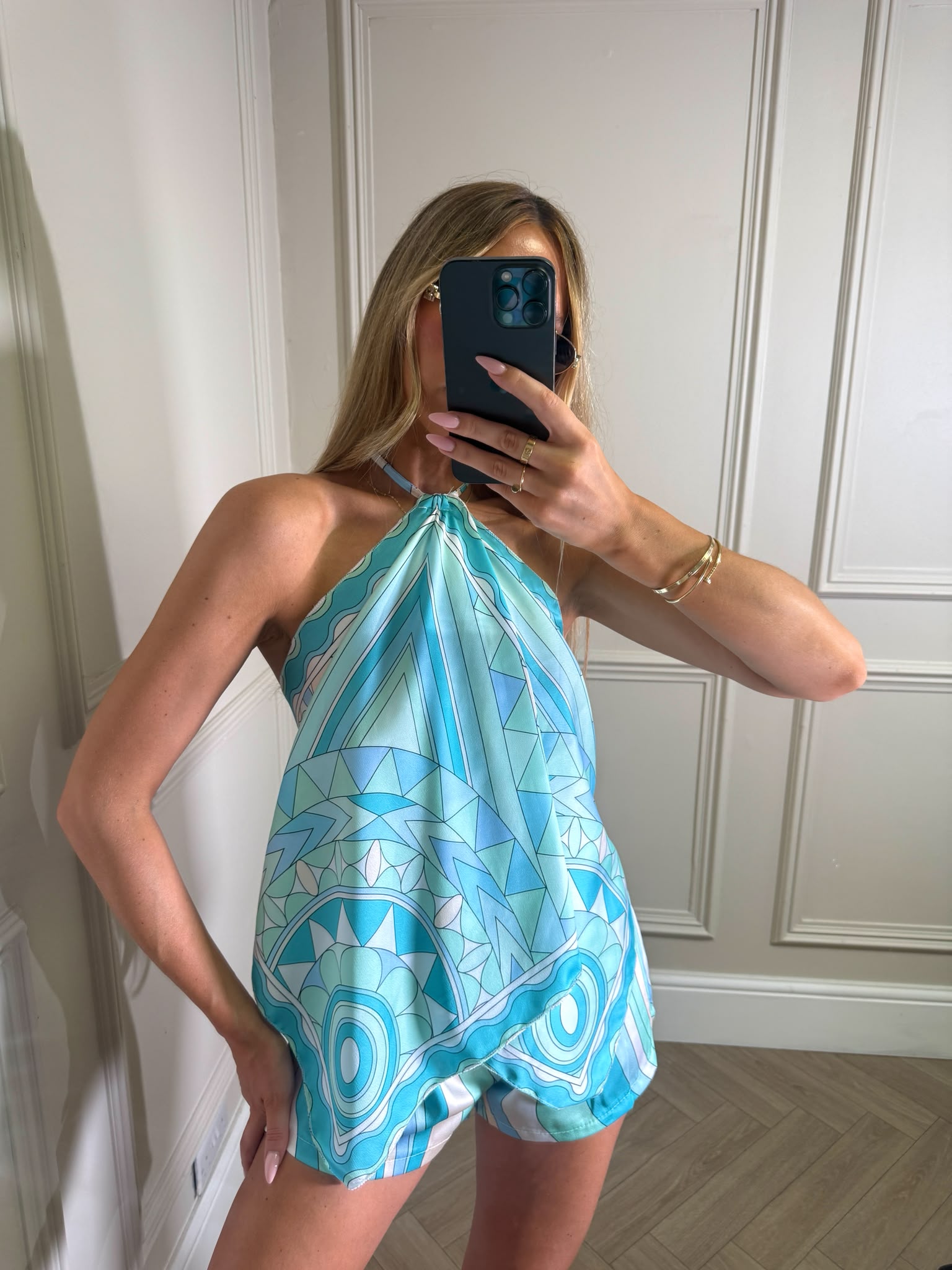 Ellie halteneck set - mint