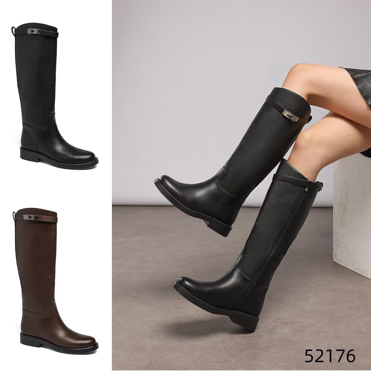 Riding lock boots - brown