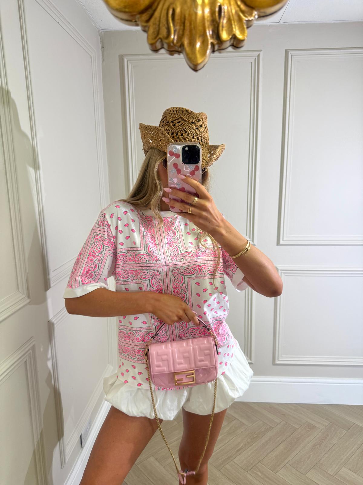 Bandana tshirt - pink