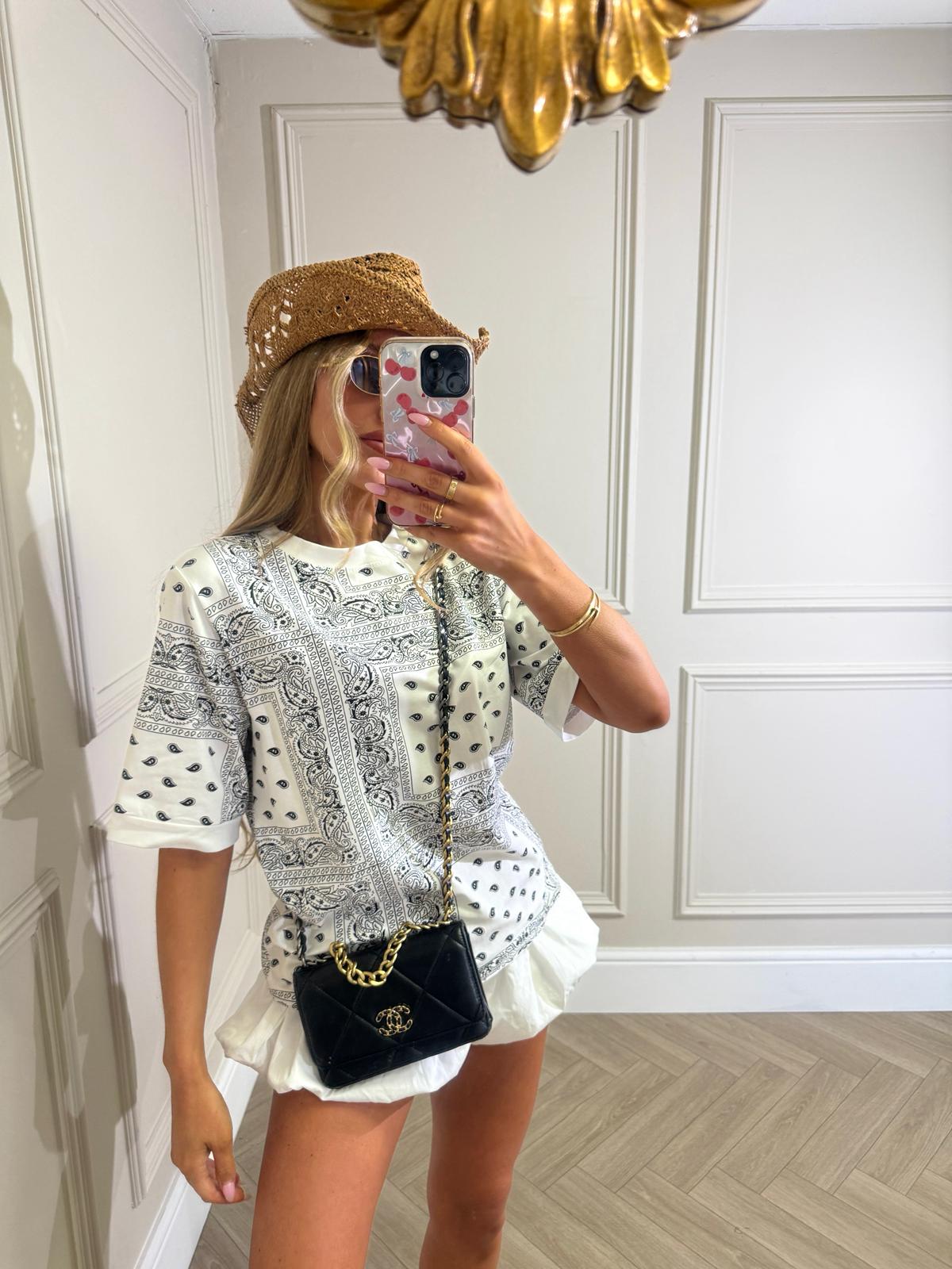 Bandana tshirt - white