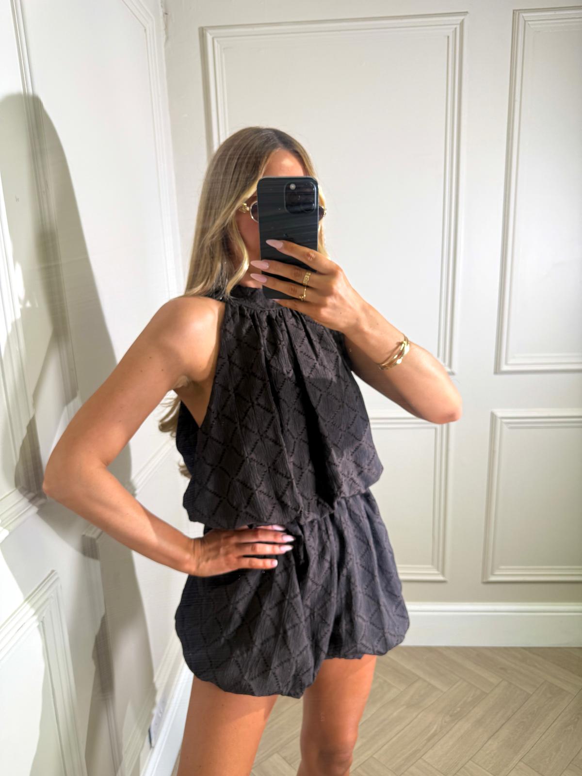 Bella playsuit - brown