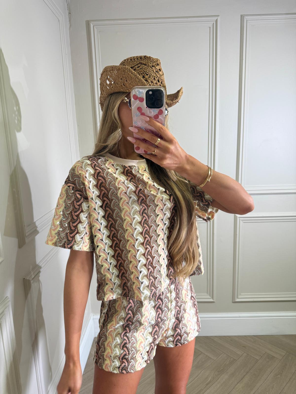 Ziggy tshirt set - beige
