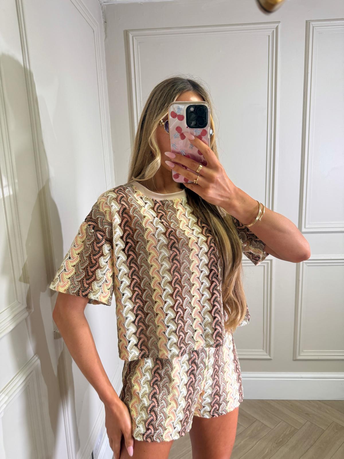 Ziggy tshirt set - beige