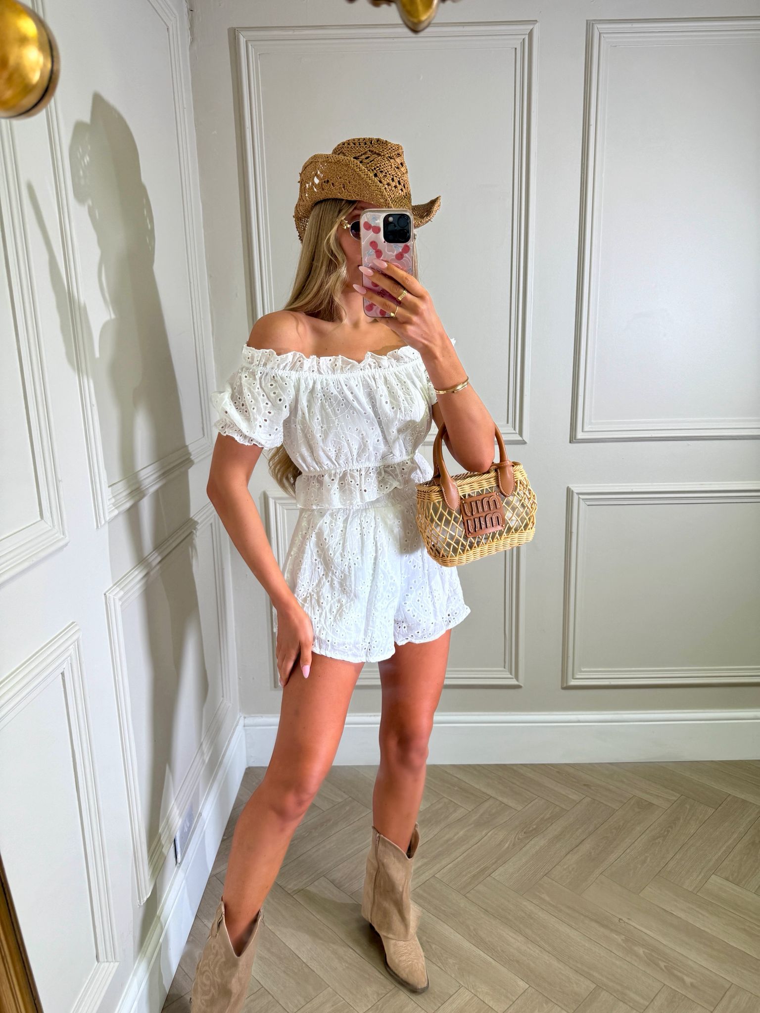 Anglaise set - white