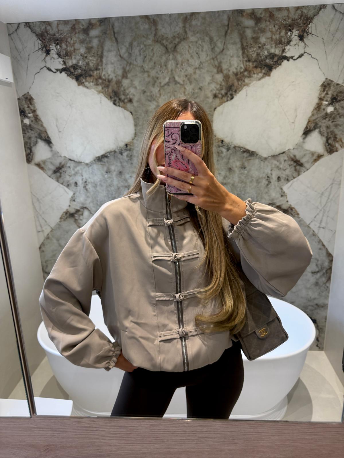 Bow light weight jacket - mocha