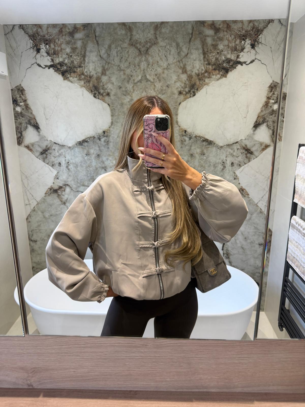 Bow light weight jacket - mocha