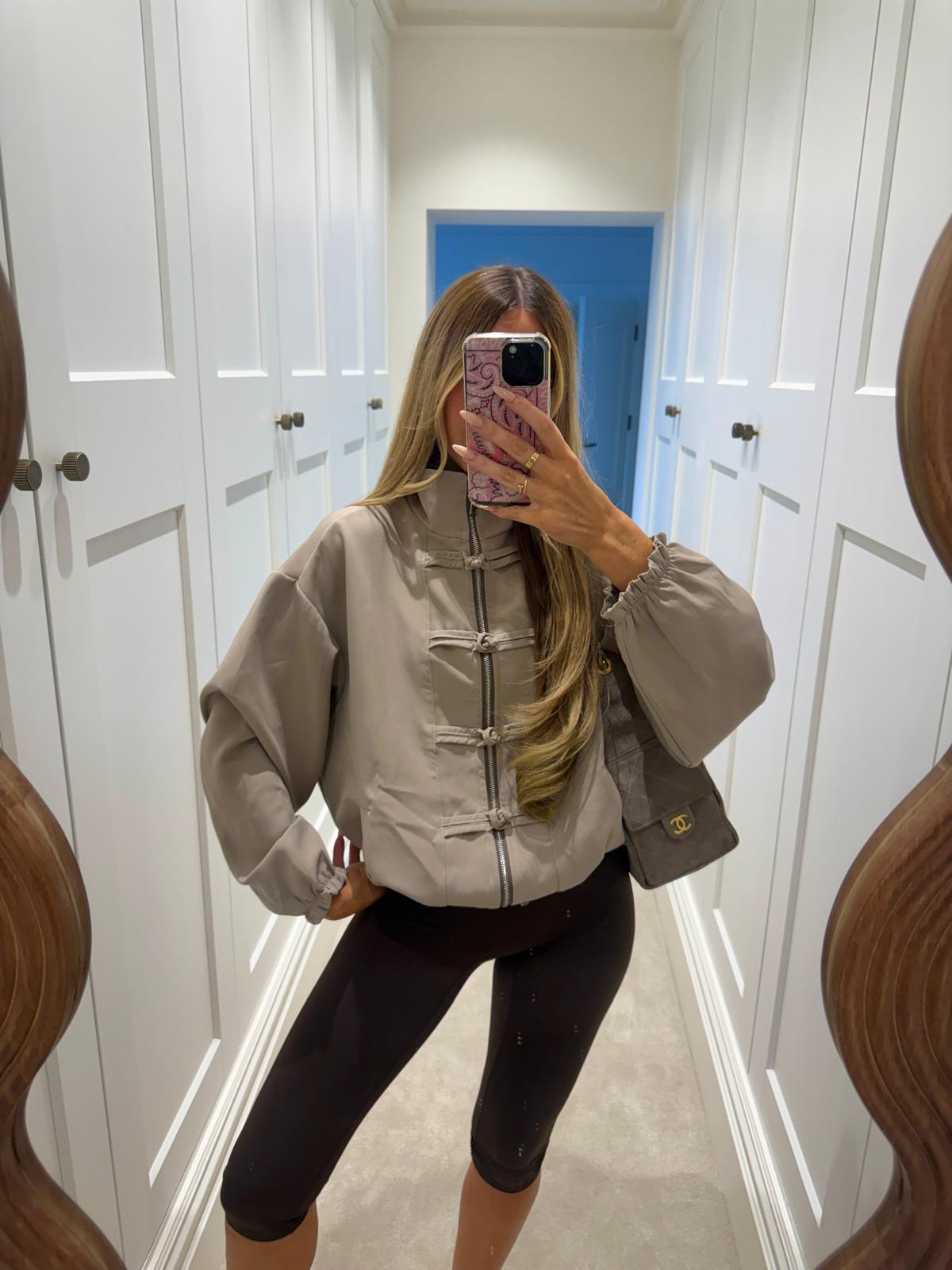 Bow light weight jacket - mocha