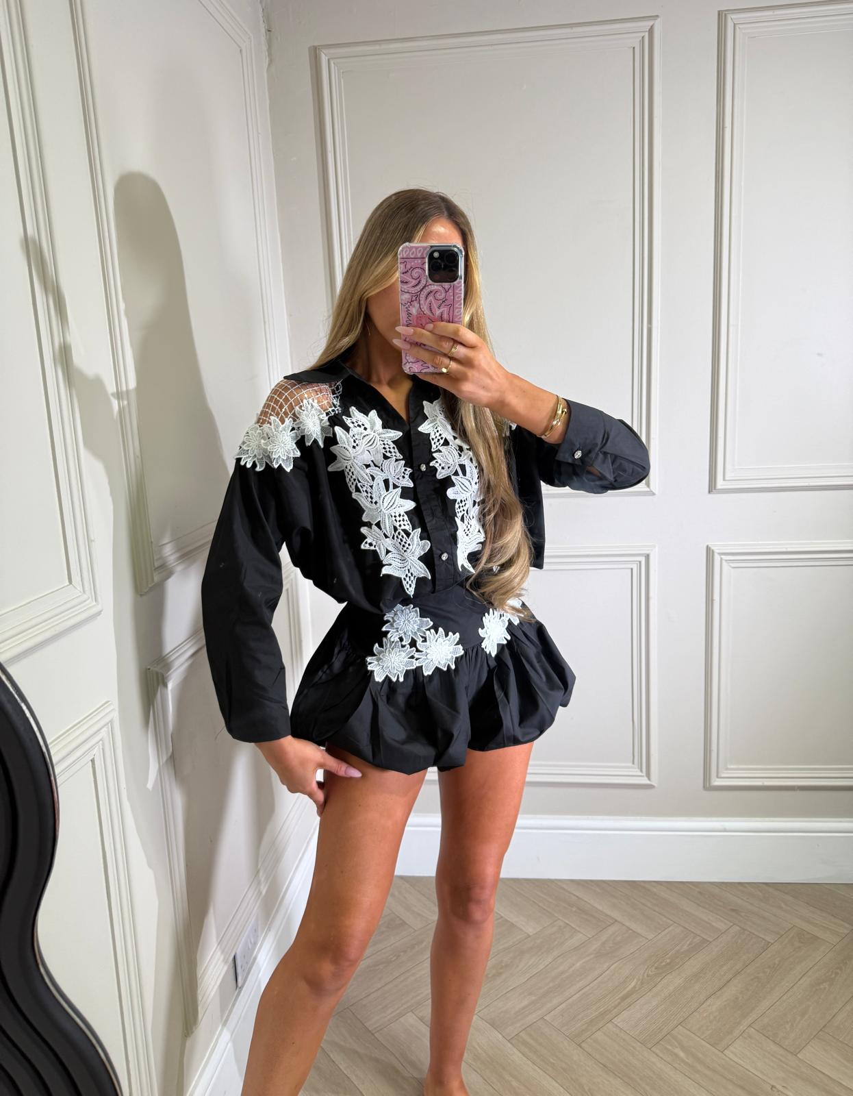Freya co-ord - black