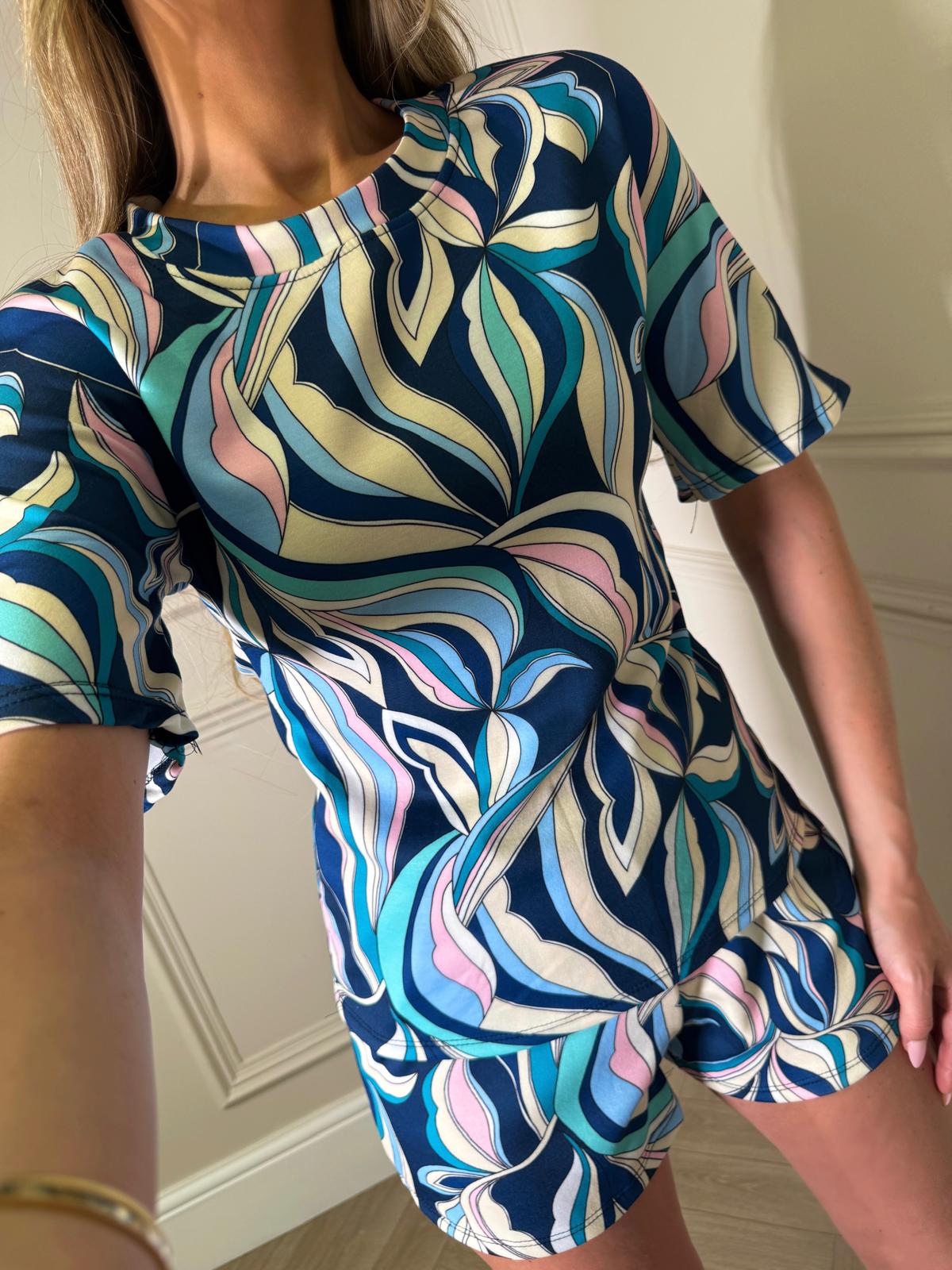 Lori pattern co-ord - blue