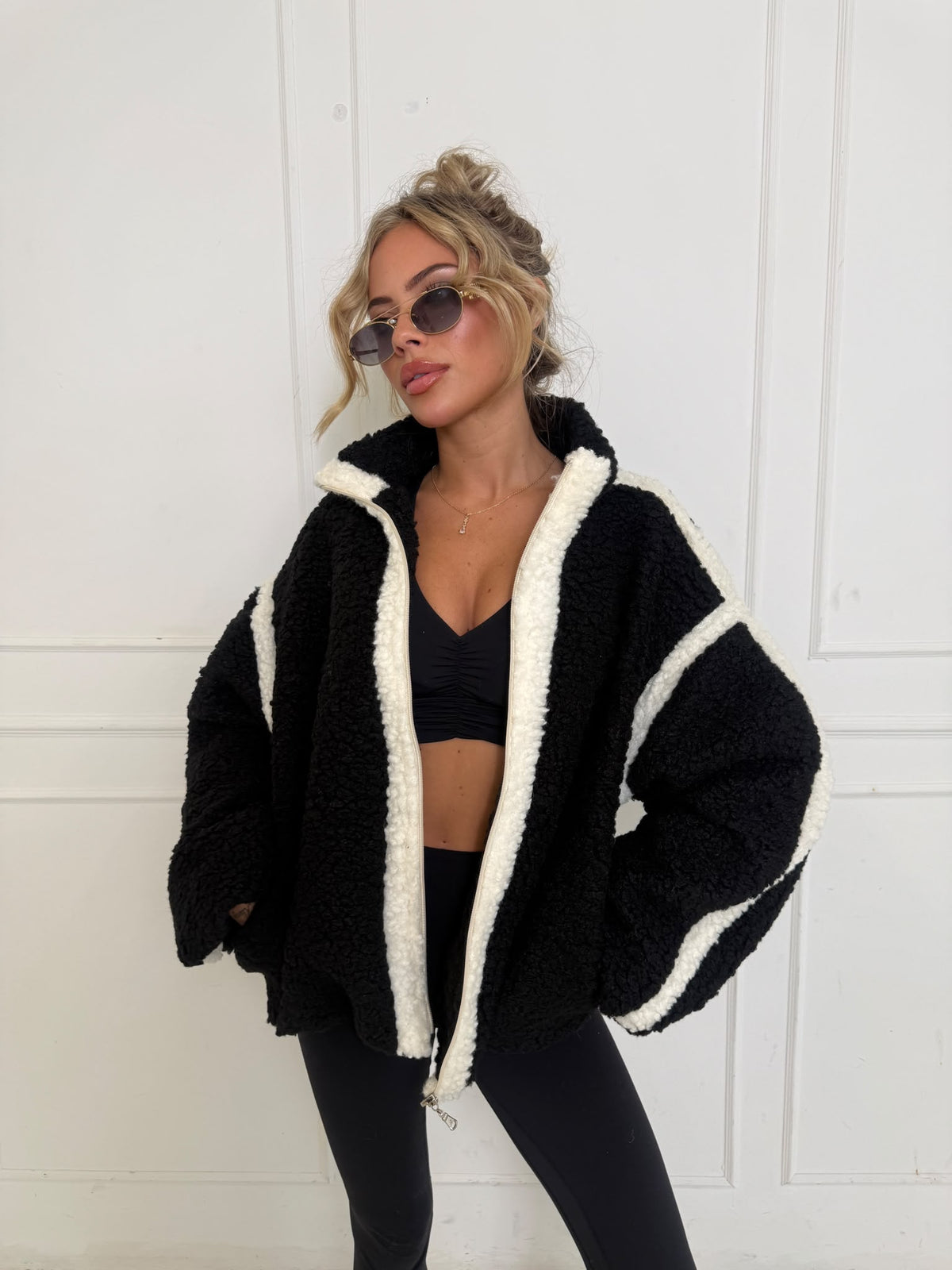 Teddy Jacket - black