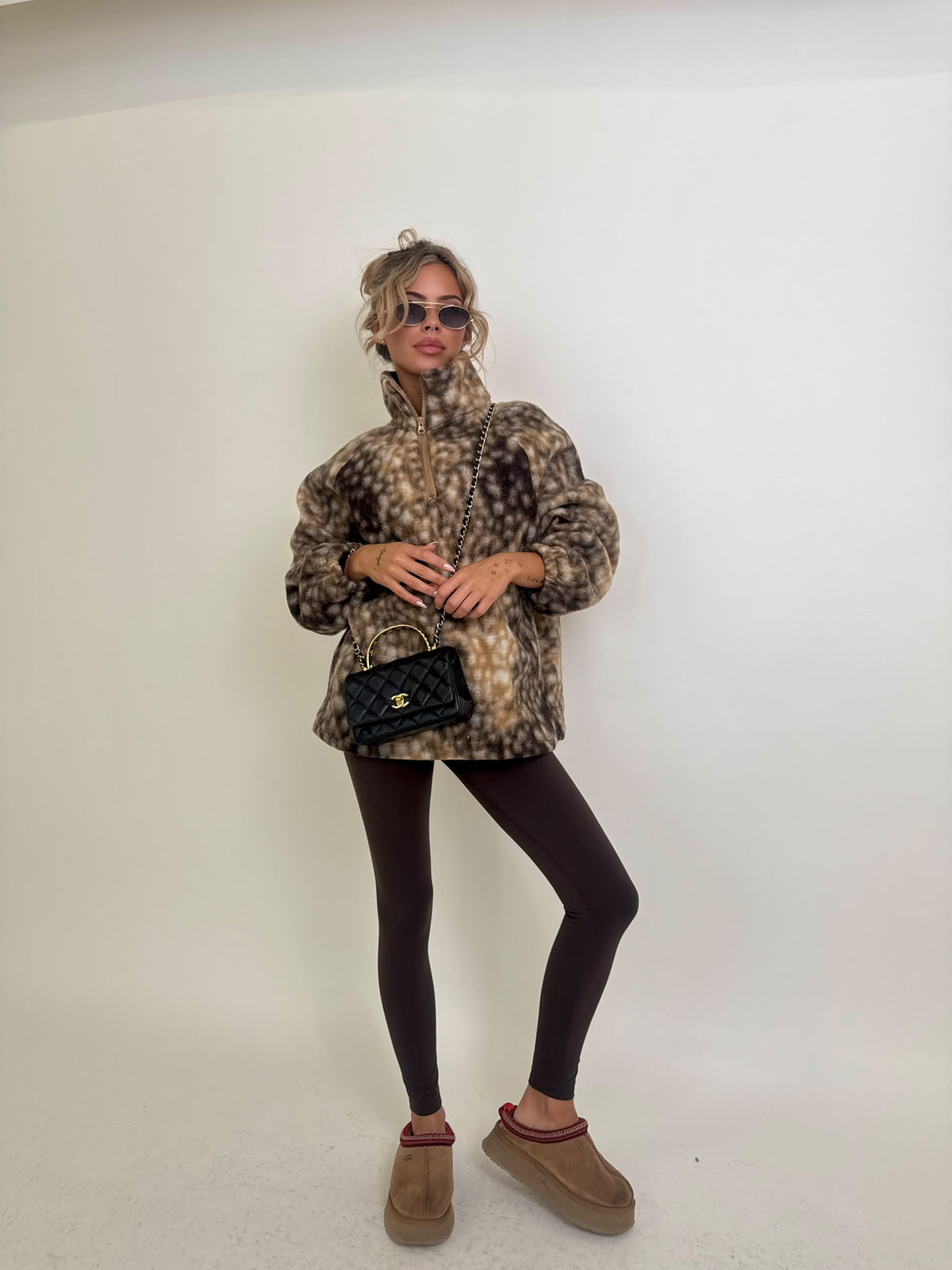 Deer fleece jumper
